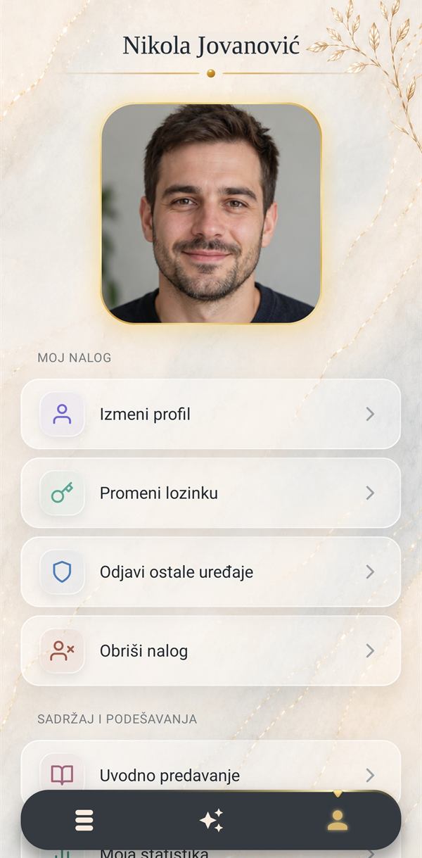 Profil, gornji deo